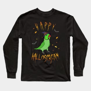 Happy Halloscream Green Alexandrine Long Sleeve T-Shirt